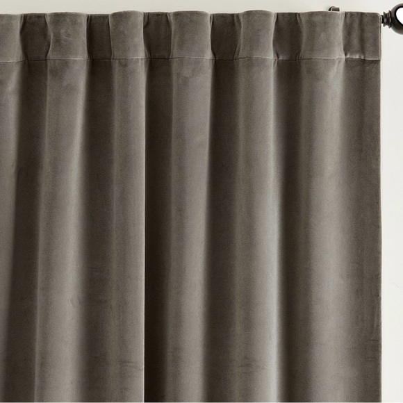 Pottery Barn Gray Drape Curtain Panels 50” x 108”